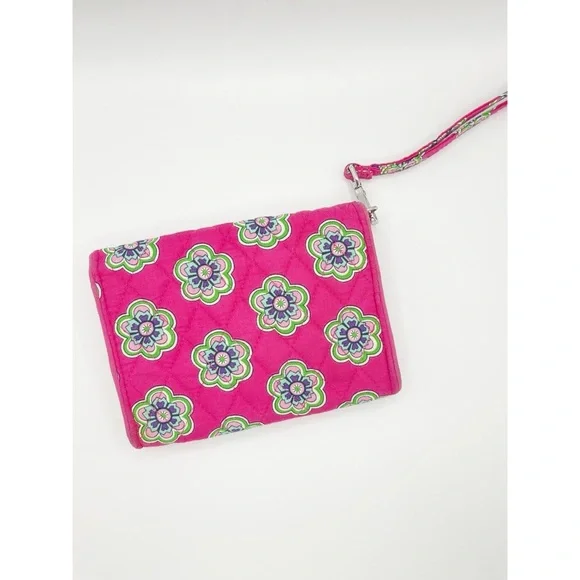 Vera‎ Bradley Pink Swirls Quilted Cotton Wallet - Picture 2 of 7